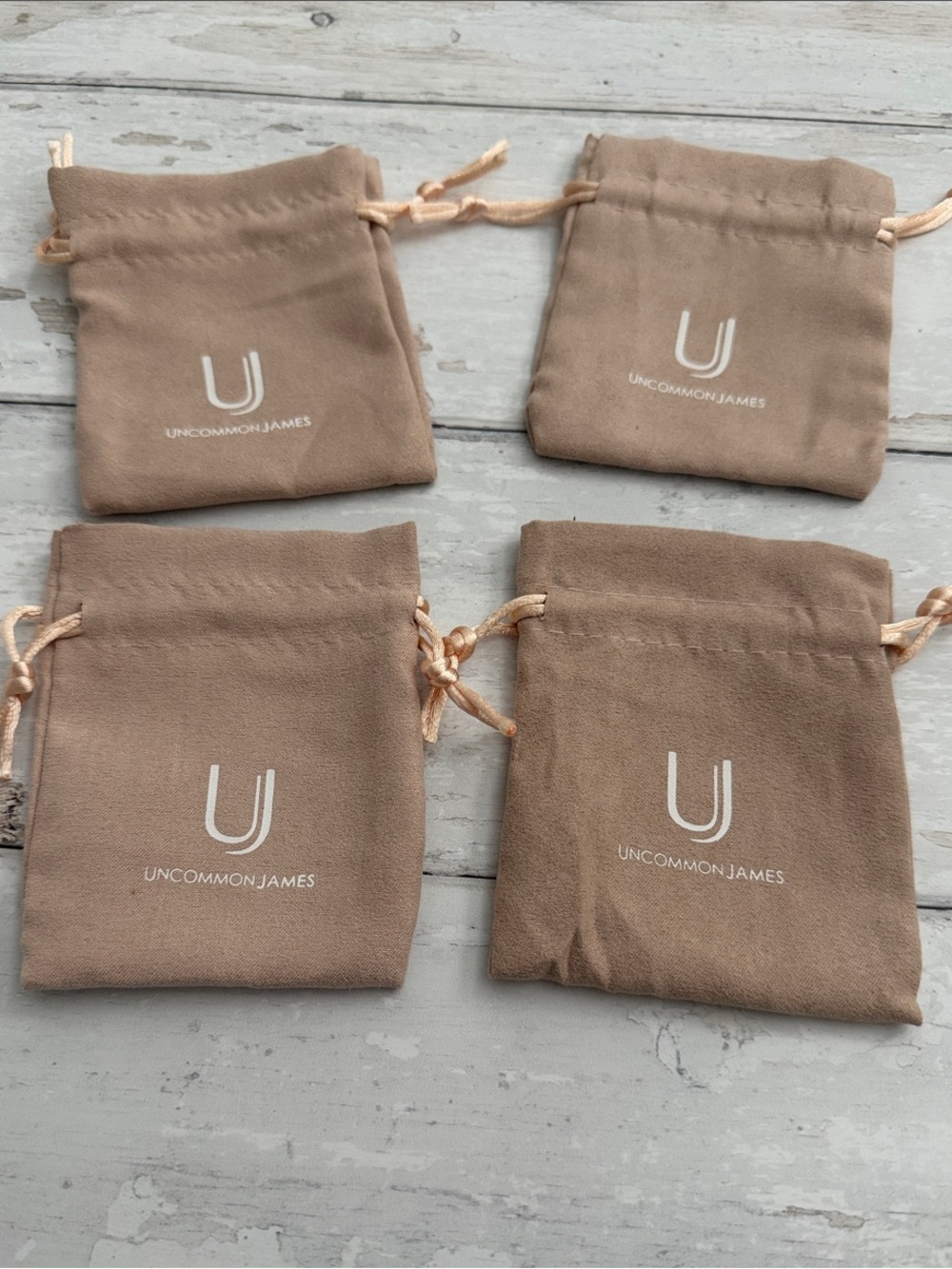 Uncommon James Jewelry Dust Bags (set of 4)